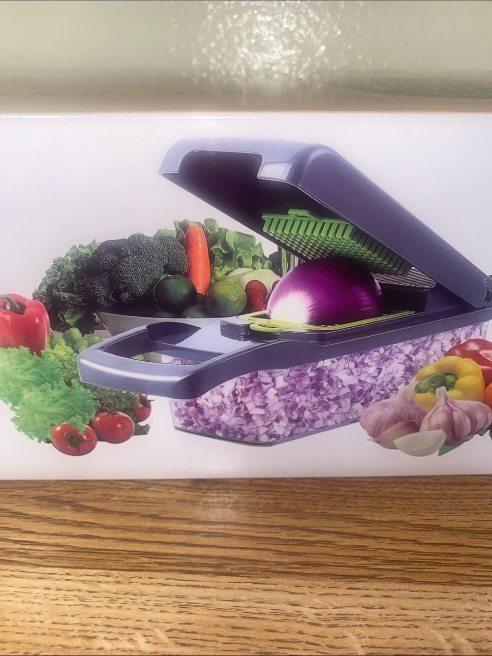 Veggie Slicer 16-Piece Chopper - Gray color